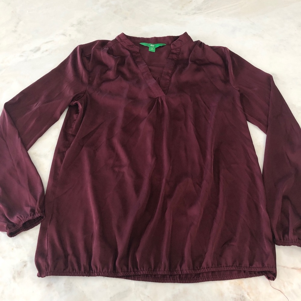 Burgundy Blouse